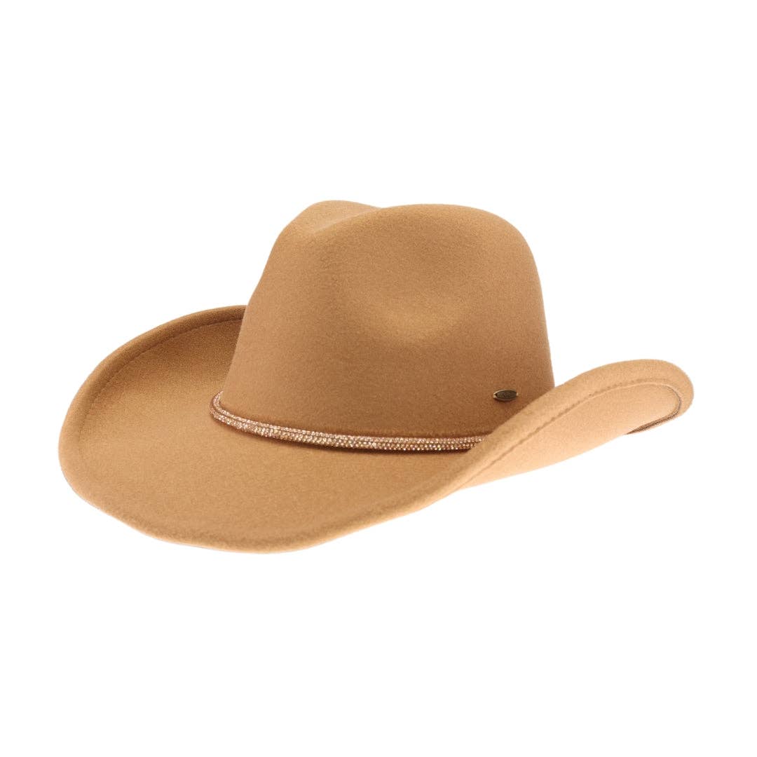 C.C Beanie - Reno Vegan Fabric Cowboy Hat VCC0067