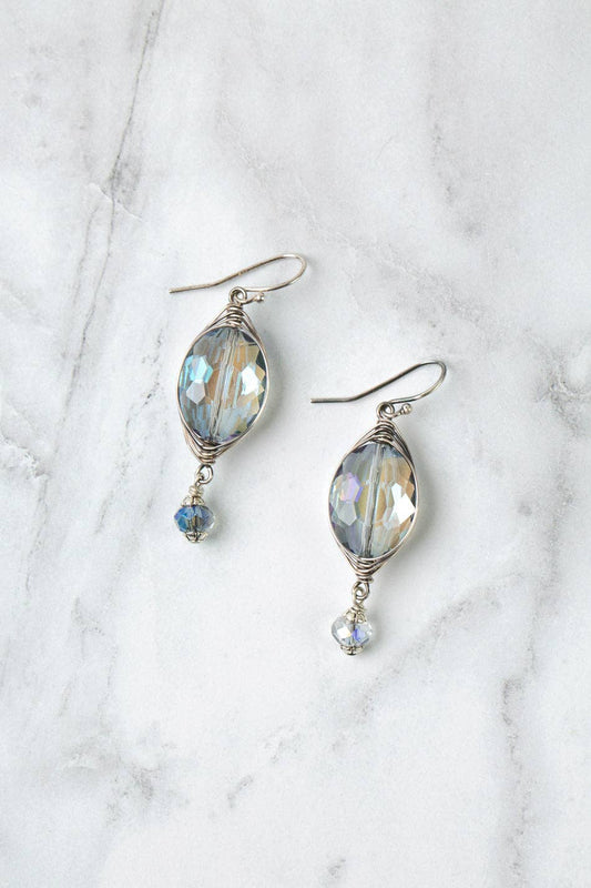 Anne Vaughan Designs Jewelry - Reflections Crystal Herringbone Earrings