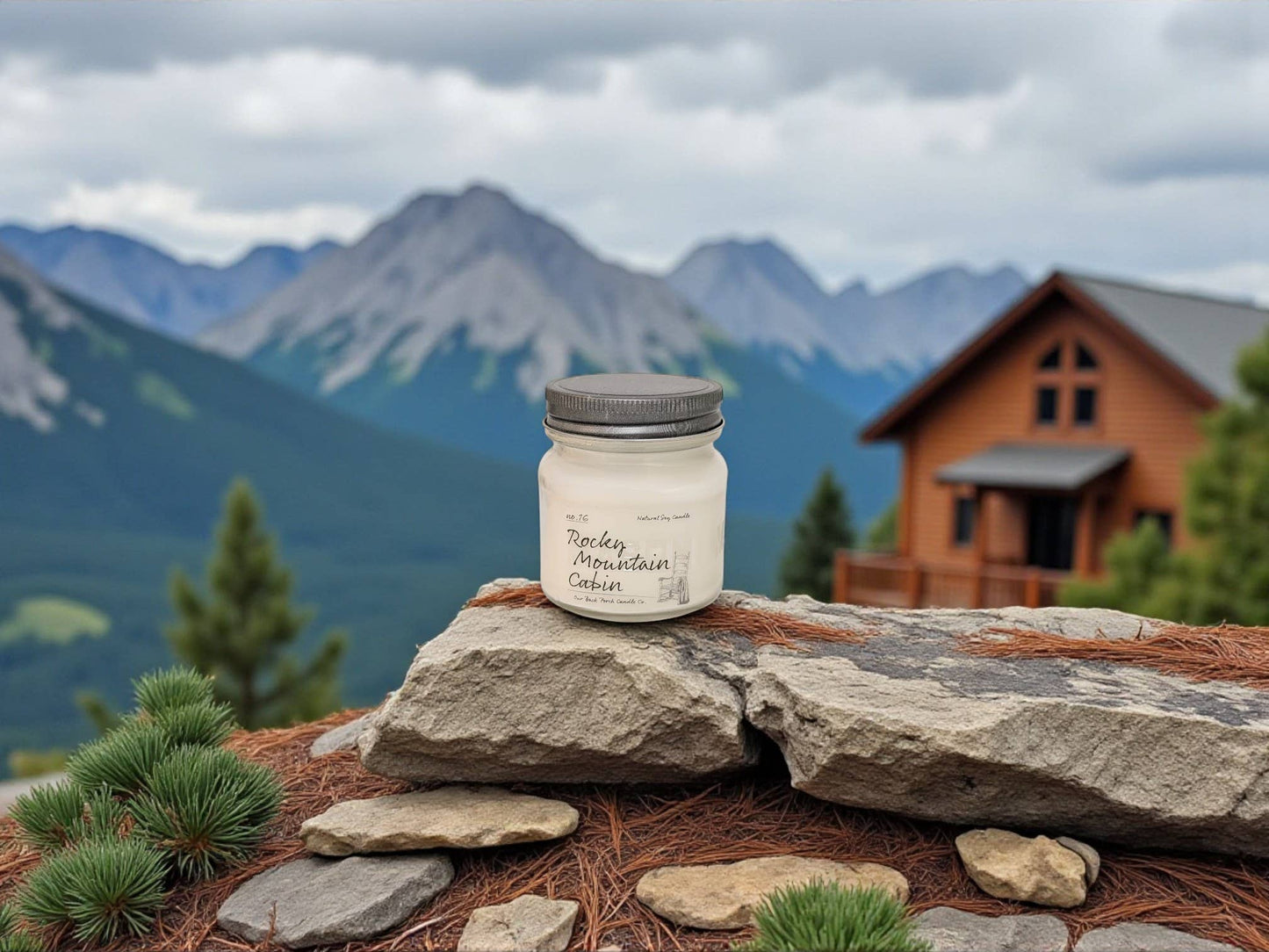 Back Porch Candle Co - Rocky Mountain Cabin | Soy Candle | Colorado Made