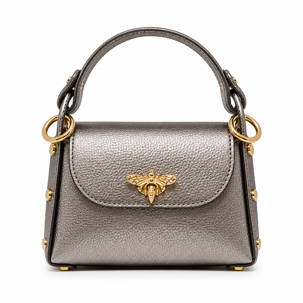 German Fuentes Handbags - GF1085 GENUINE ITALIAN LEATHER BUTTERFLY MINI BAG