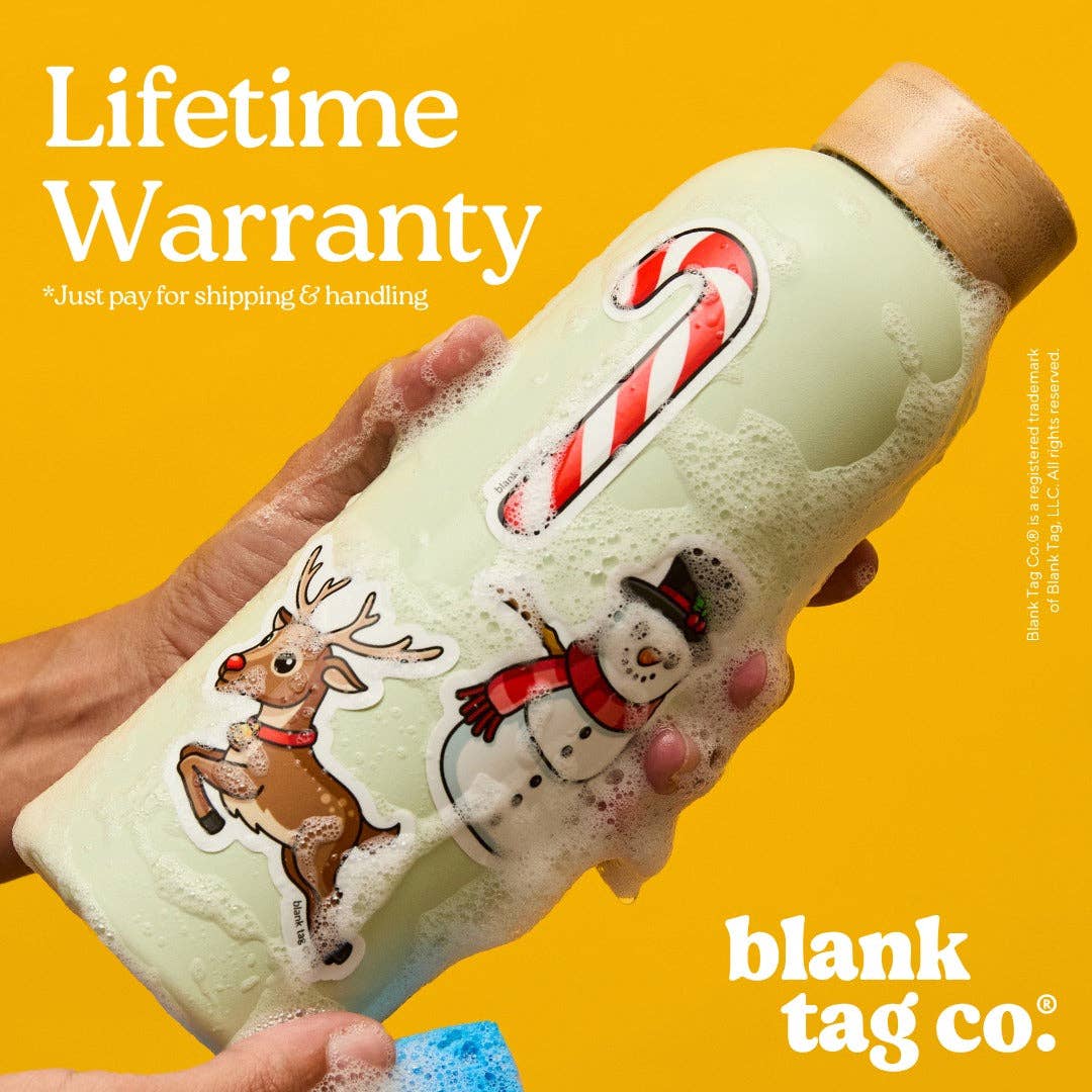 Blank Tag Co. Stickers - Waterproof Stickers - Peanuts® Train Conductor Snoopy Waterproof Sticker