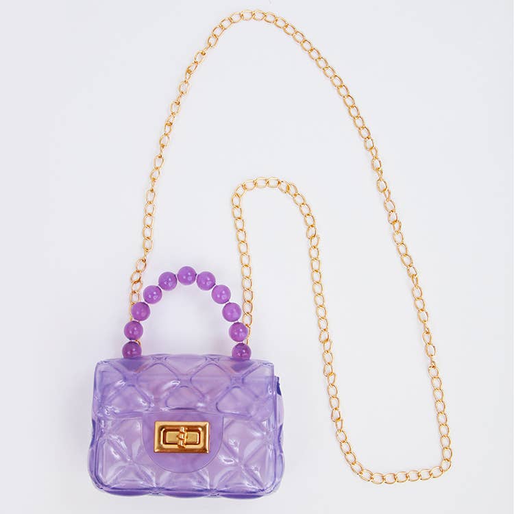 Sparkle Sisters by Couture Clips - Clear Jelly Purse