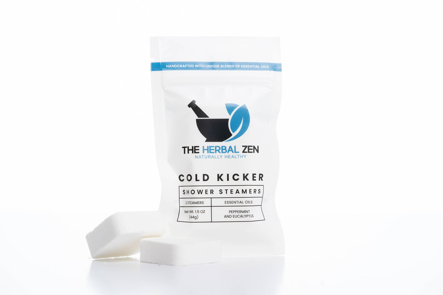 The Herbal Zen - Dye-Free Shower Steamer Minis – Essential Oil (2-Pack)