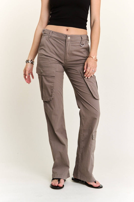 ADORA LA - LOW RISE STRAIGHT CARGO PANTS