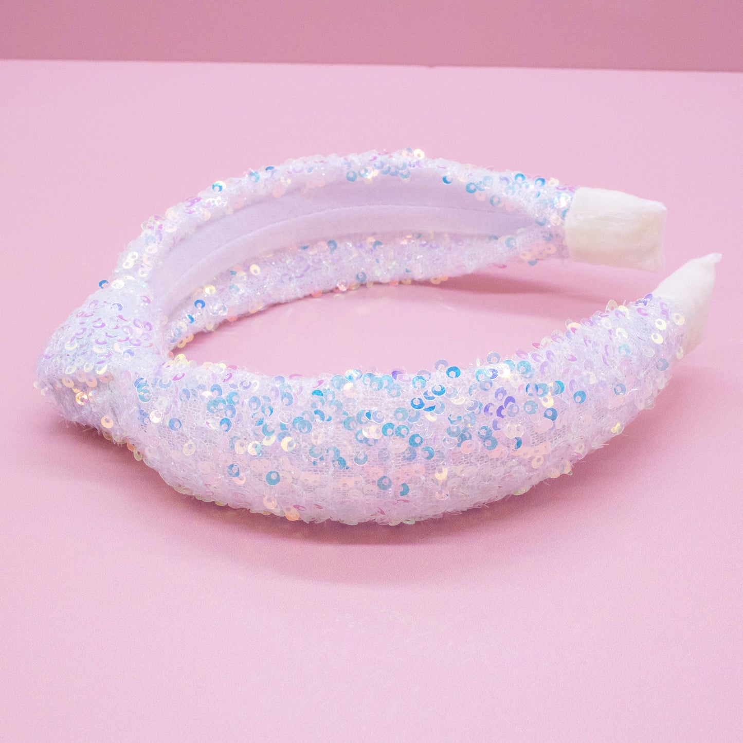 Frog Sac - Kids Knot Headband - Rainbow Sequin Knotted Hair Accessories