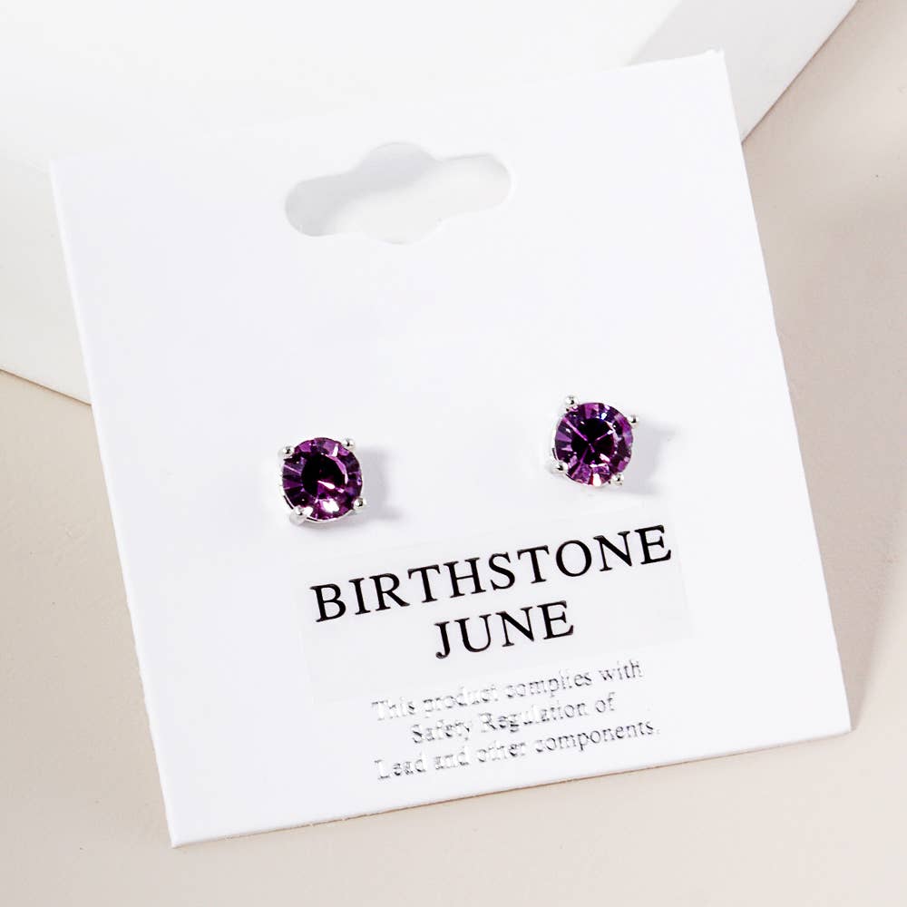 Sensibling Corp. - Birthstone Stud Earrings