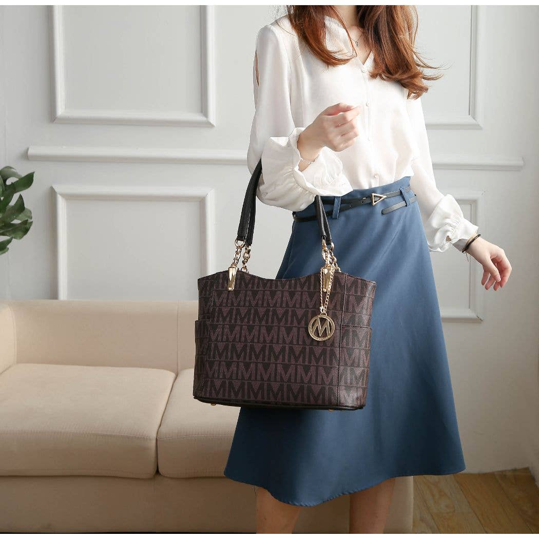 MKF Collection - MKF Braylee M Signature Tote Women's Handbag by Mia K