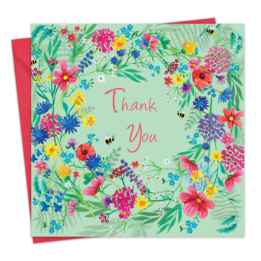 Twizler Ltd - Thank You Card - Wildflowers