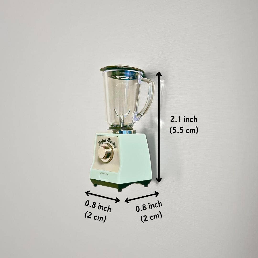 MiniJoy - Mini Retro Blender Fridge Magnet – Unique Kitchen Decor Gift