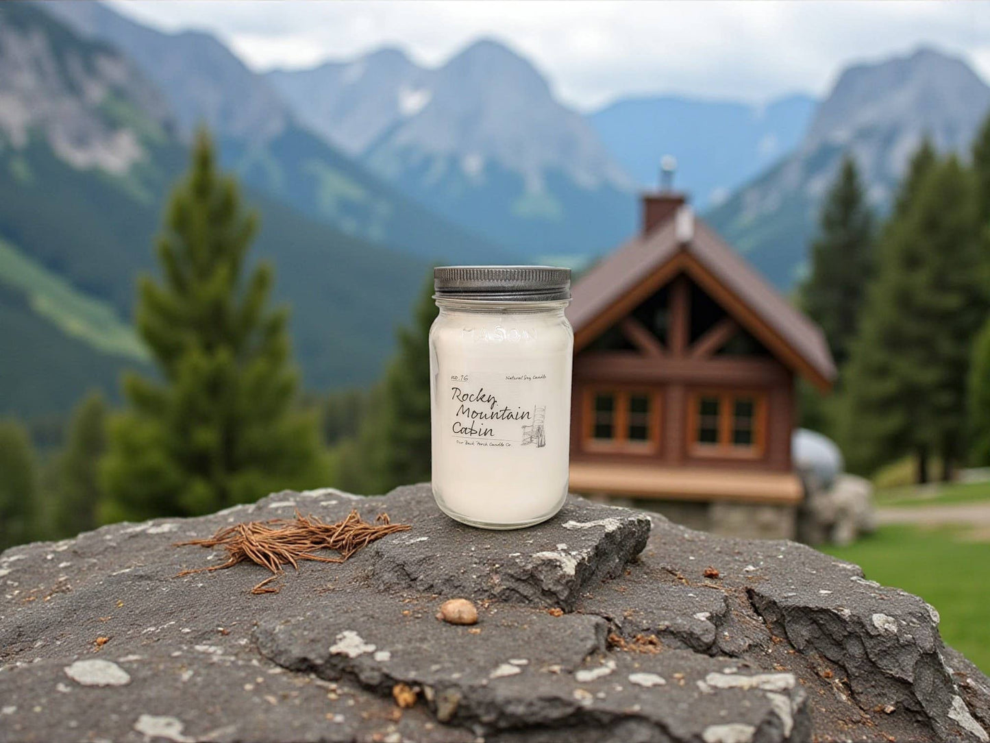 Back Porch Candle Co - Rocky Mountain Cabin | Soy Candle | Colorado Made