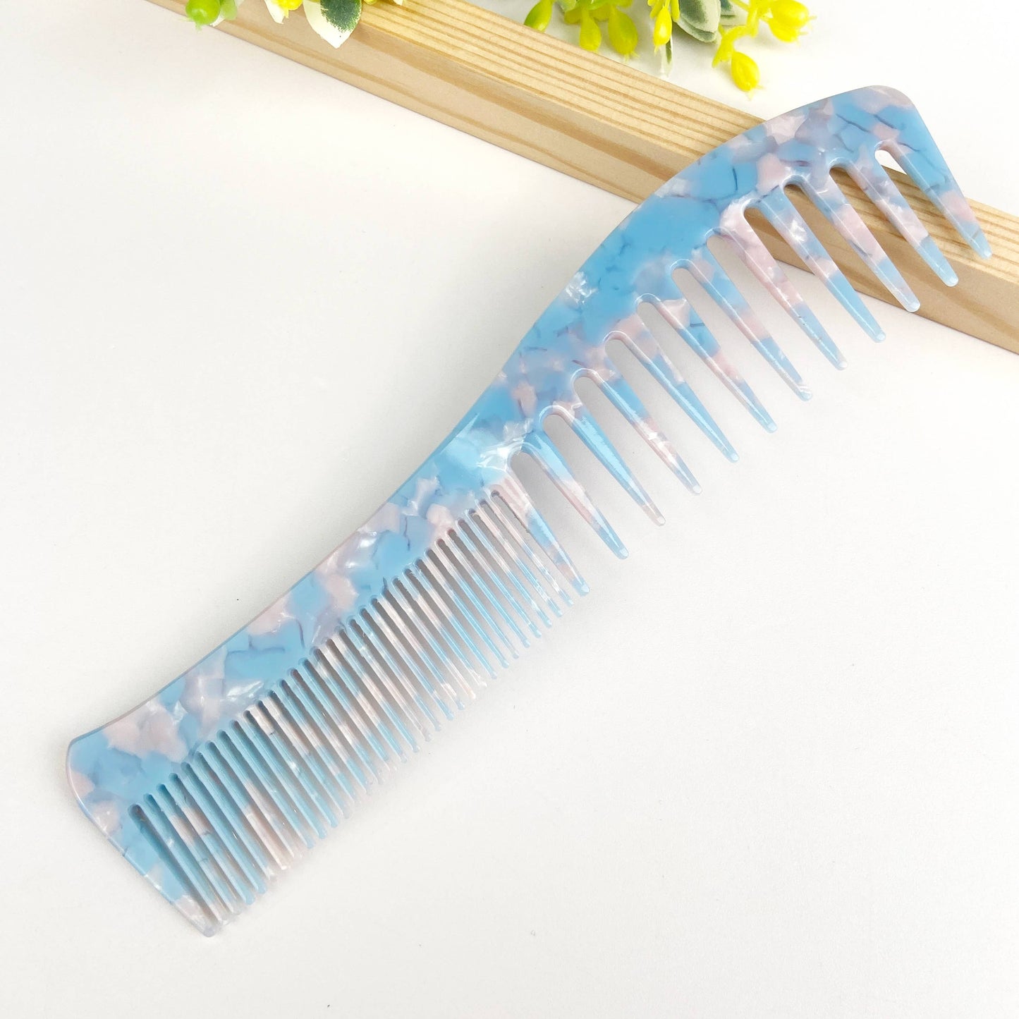 SoapElenGlen - Acetate thickened dual-purpose comb hairdressing comb