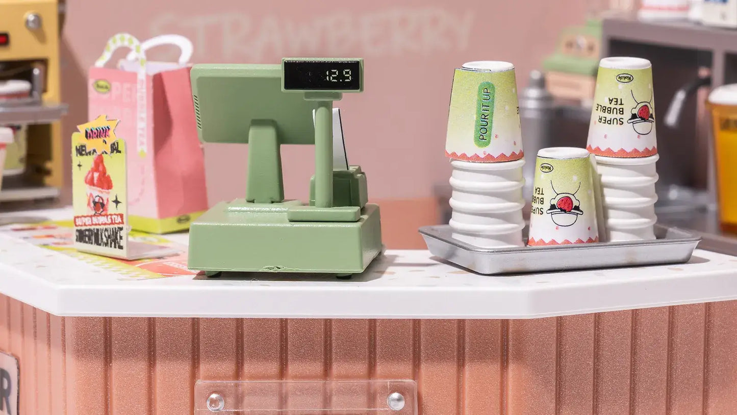 Hands Craft - DIY Miniature House Kit: Double Joy Bubble Tea