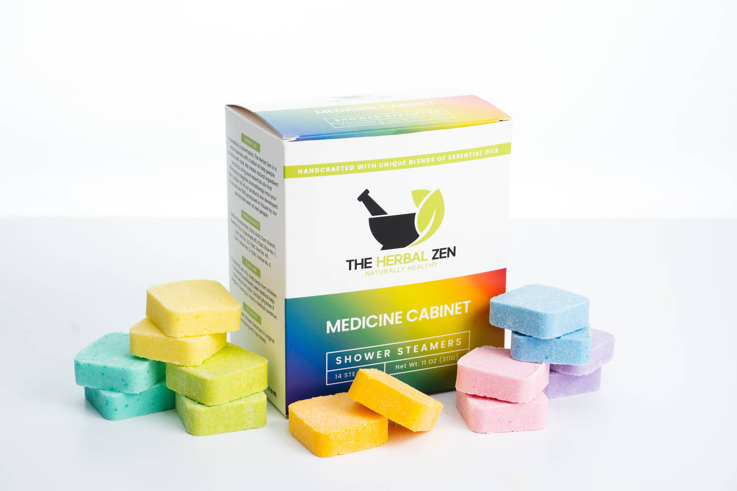 The Herbal Zen - Shower Steamer Gift Box – 7 Blend Variety Set