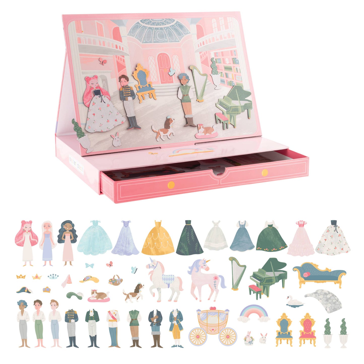 Stephen Joseph Gifts - Magnetic Scene Drawer Toy Set for Kids