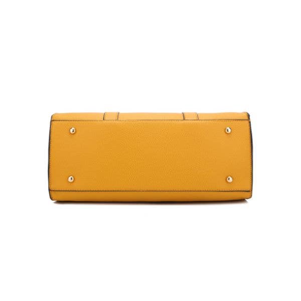 MKF Collection - Christine Vegan Leather Women Satchel Bag & wallet by Mia K