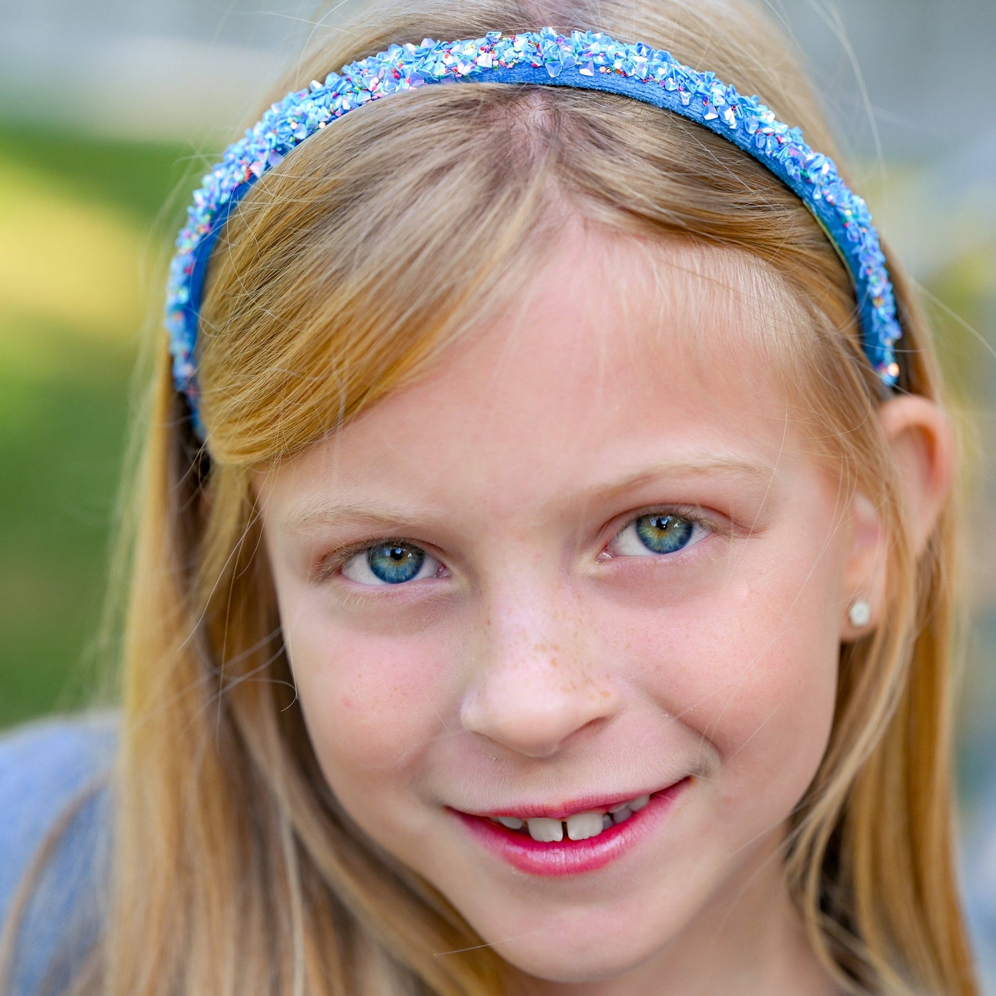 Frog Sac - Thin Sequin Headband - Non Slip Hair Accessories for Kids