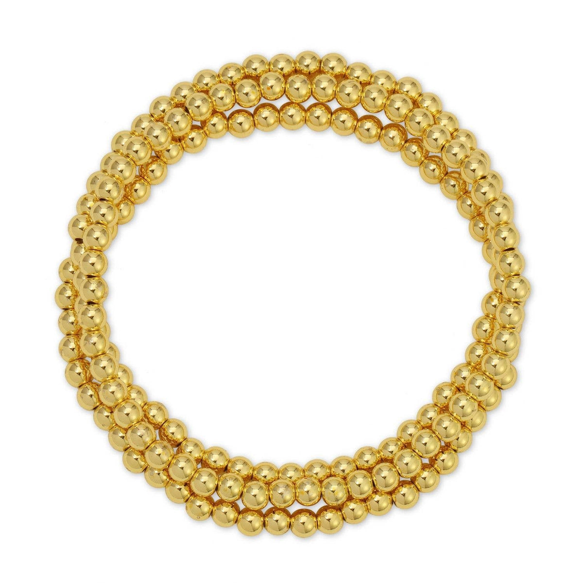 Splendid Iris - Classic Beaded Stretch Bracelets