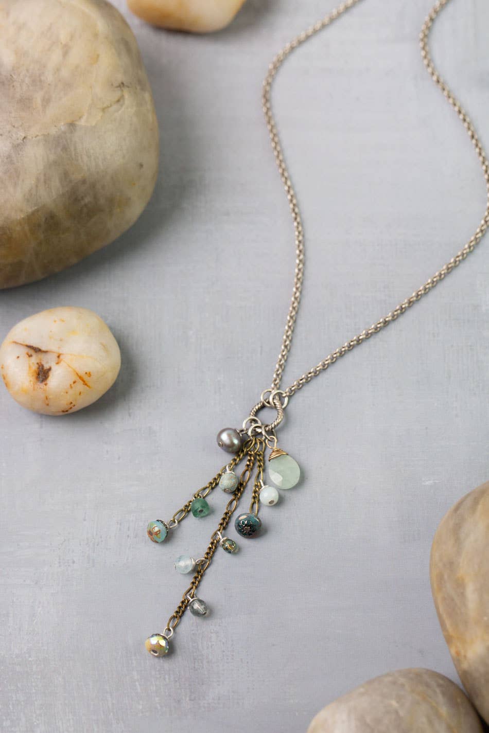 Anne Vaughan Designs Jewelry - Venetian Dreams 17.5-19.5" Tassel Necklace