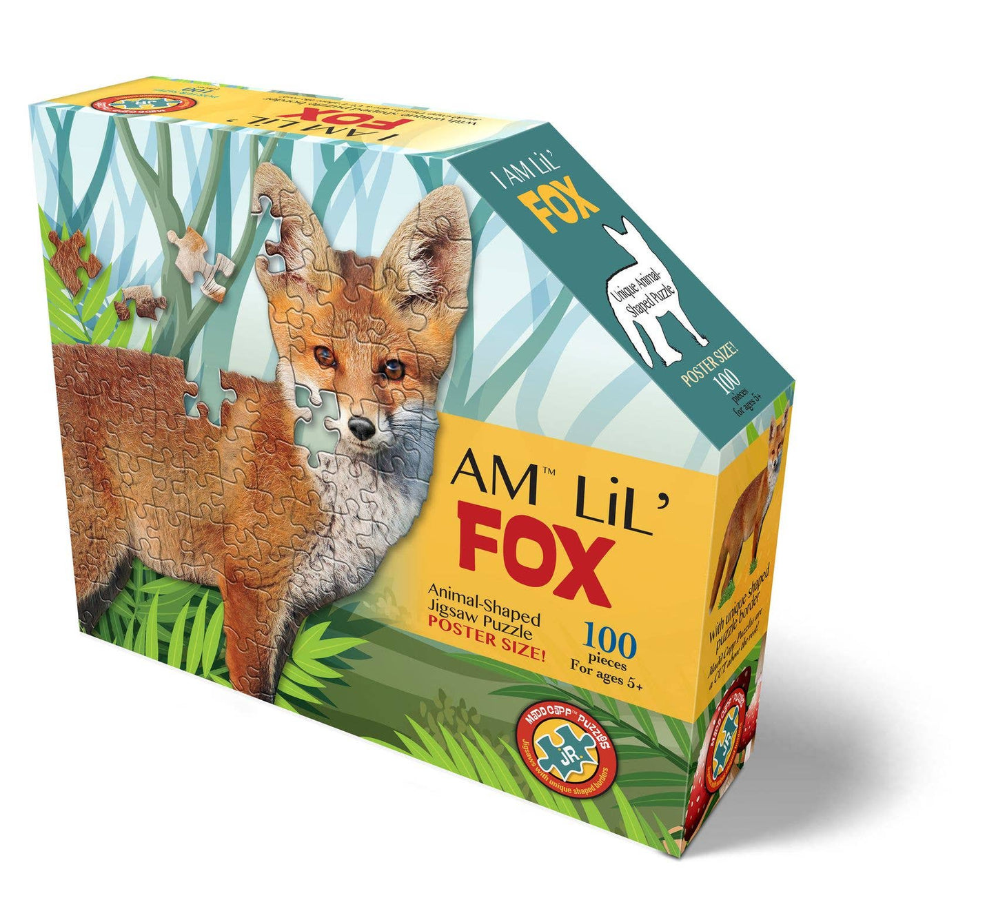 Madd Capp Games & Puzzles - I AM Lil FOX 100 piece jigsaw puzzle - gift