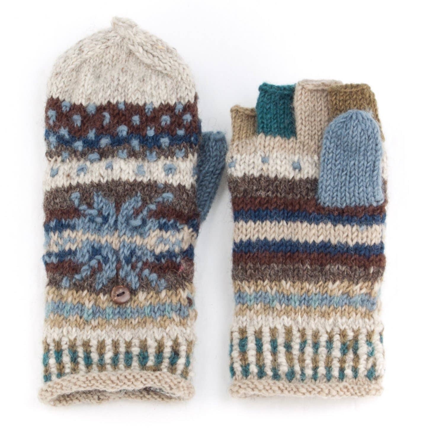 Lost Horizons Knitwear - Jasper - women's wool knit finger mittens