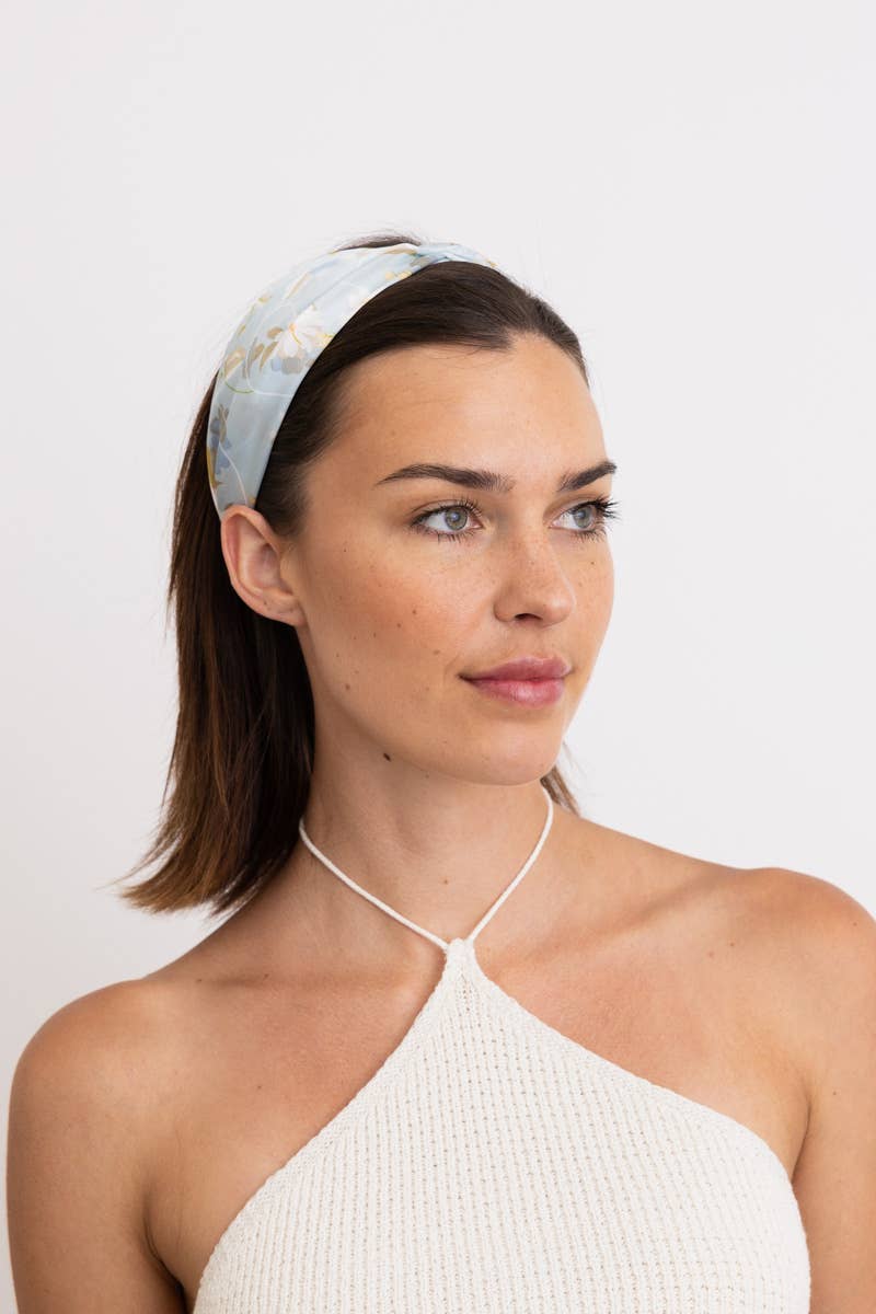 Leto Accessories - Secret Garden Satin Smooth Floral Headband 🌼