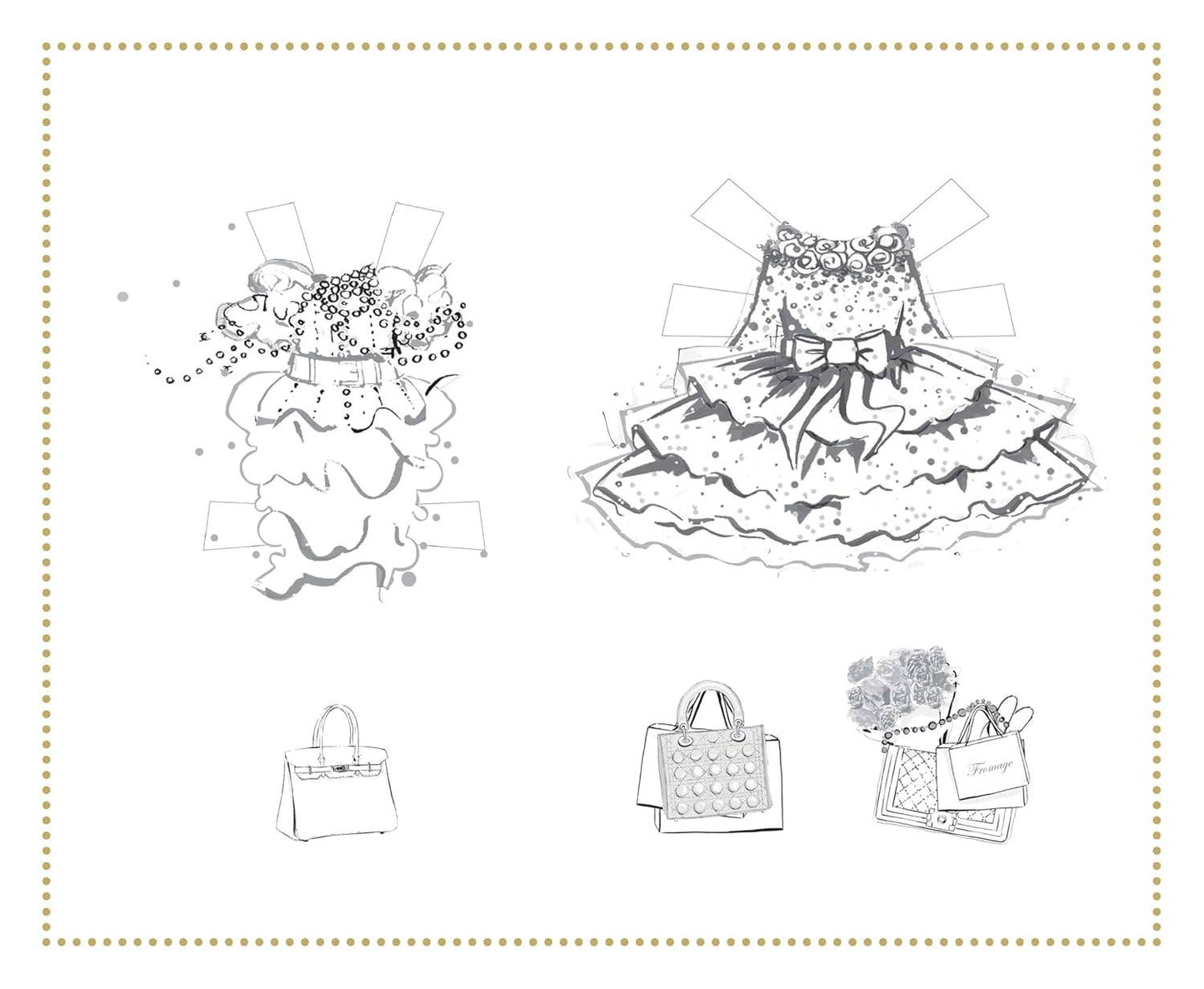 Chronicle Books - Dress Up Claris! Paper Doll Set