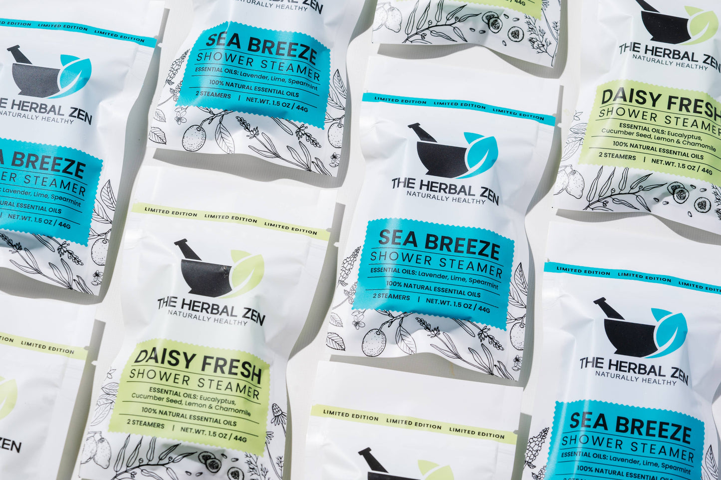 The Herbal Zen - Seasonal Shower Steamer Favors | Handmade in the USA