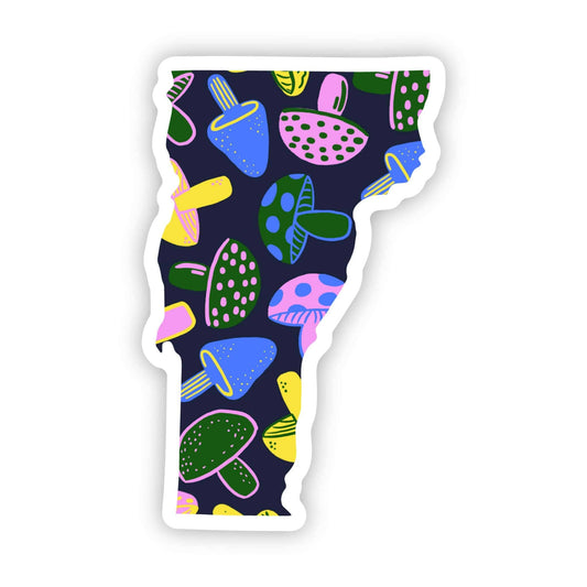 Big Moods - Vermont Sticker - Mushroom