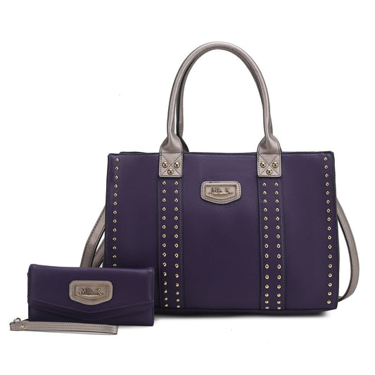 MKF Collection - MKF Davina Tote Handbag and Wallet Vegan Leather Women