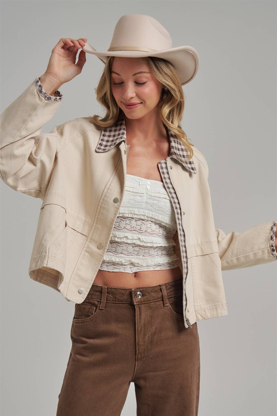 BON - VINTAGE OXFORD CANVAS TWILL FALL JACKET_JLT00253-01
