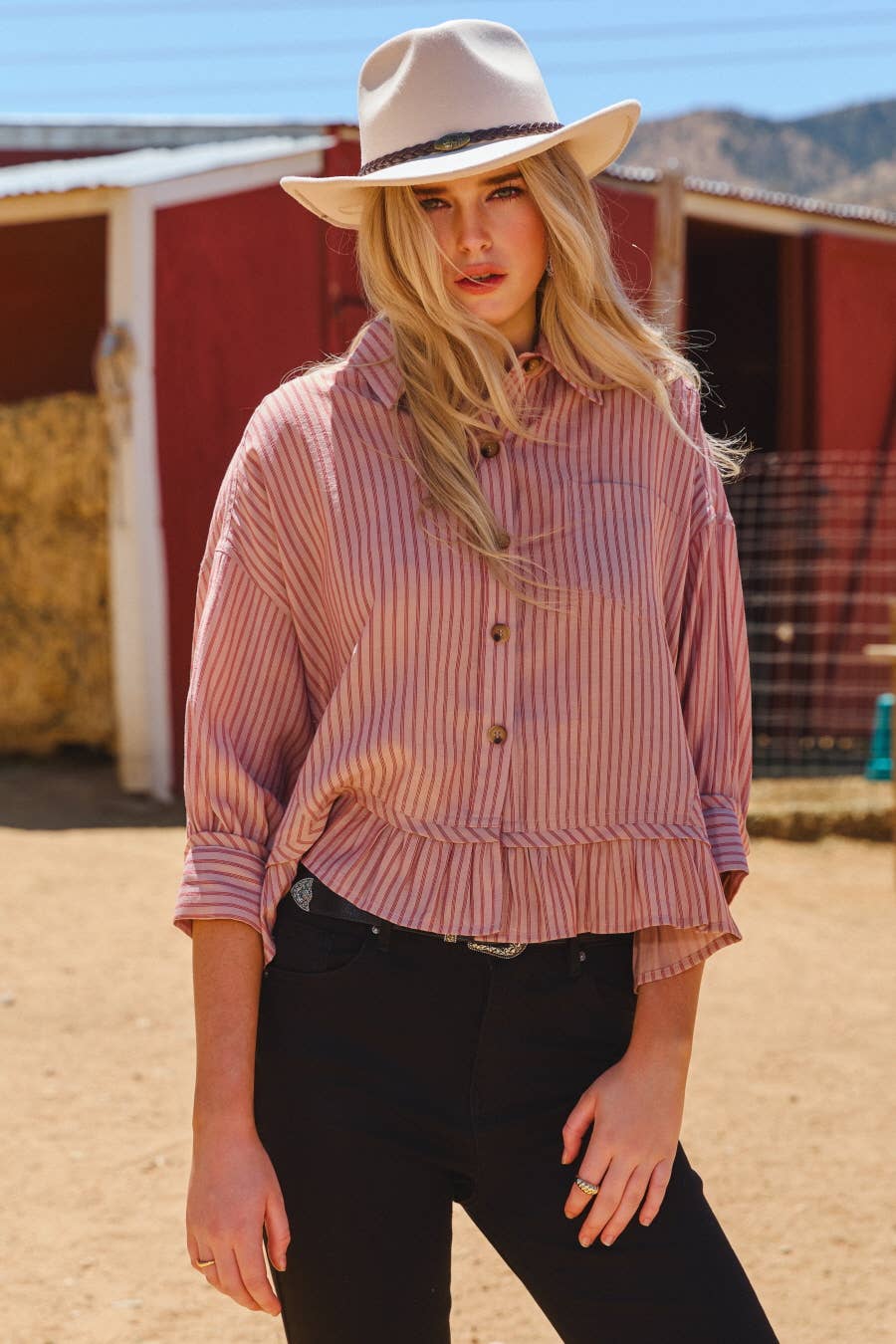 Oddi - Striped Button-up Shirt
