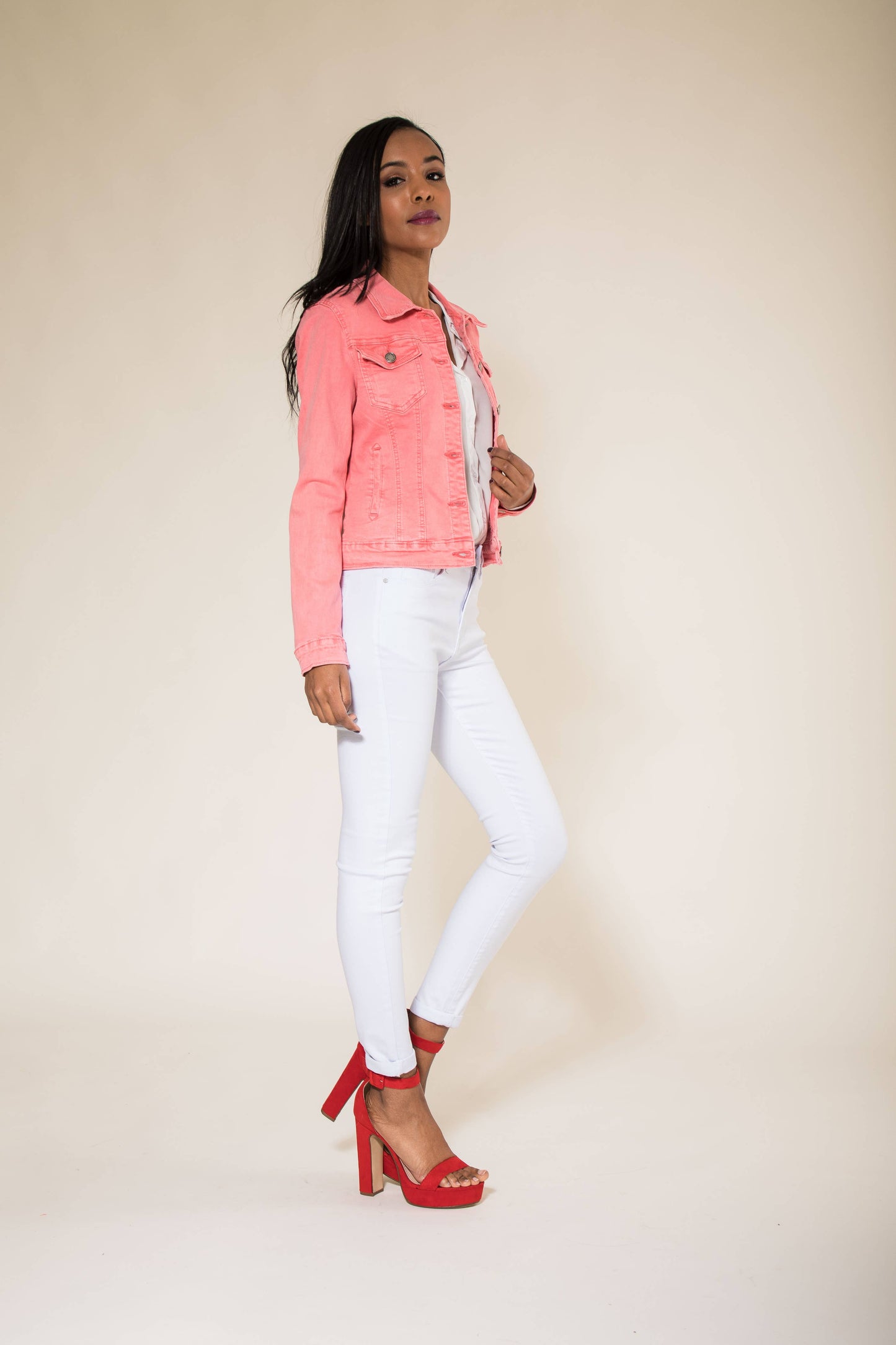 Nina Carter - Stretch fitted jacket Color J212A