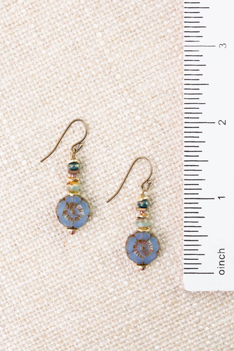 Anne Vaughan Designs Jewelry - Folklore Czech Glass Simple Earrings