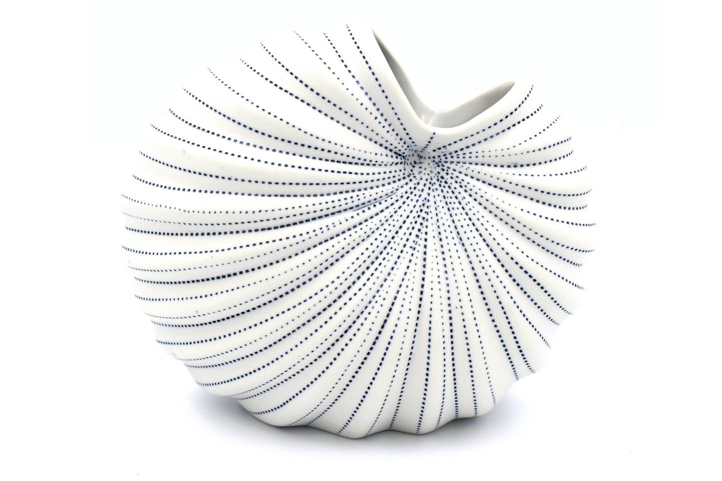 Art Floral Trading LLC - 1280W26 PALM S-Handcrafted Porcelain Vase