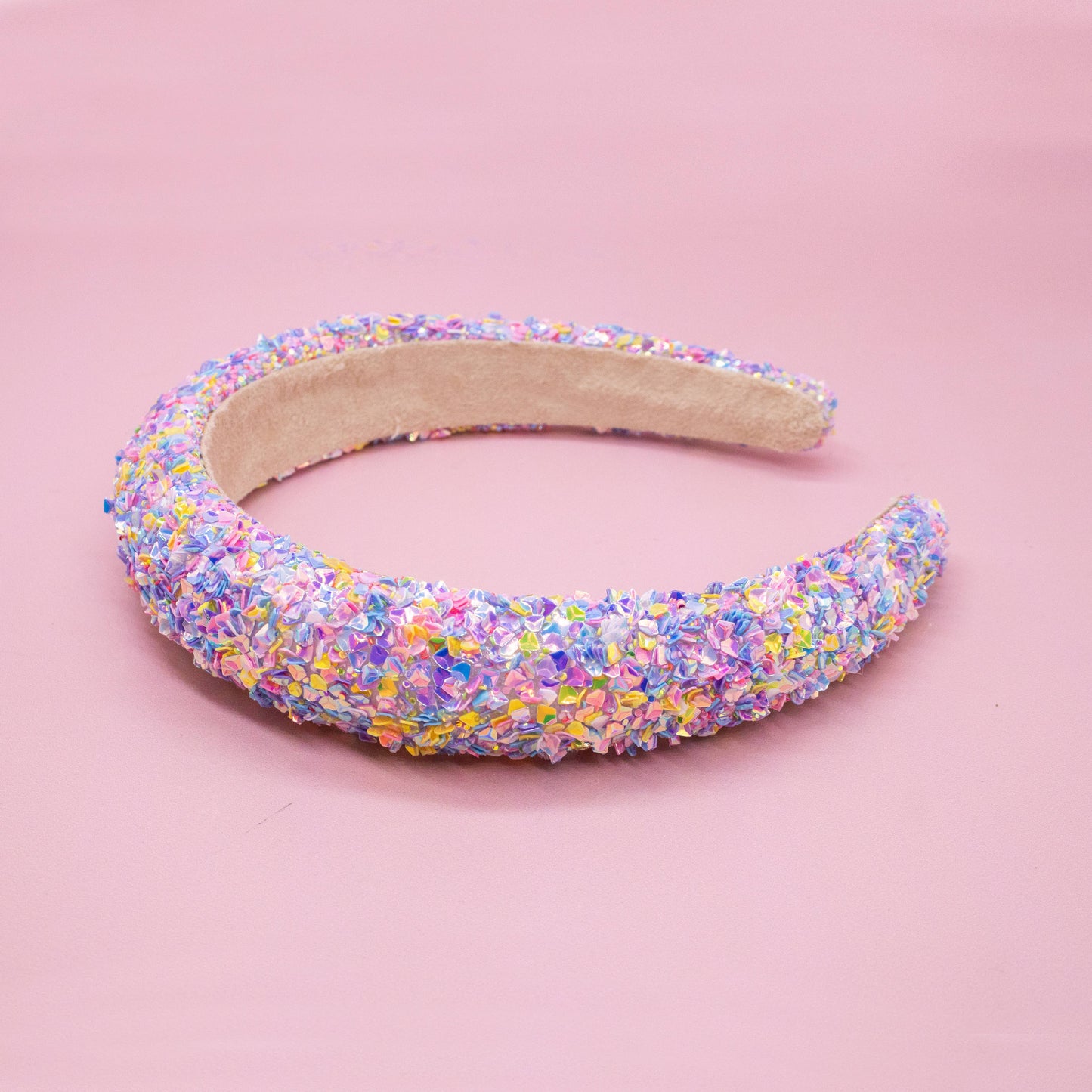 Frog Sac - Kids Padded Headband - Chunky Sequin Hair Band