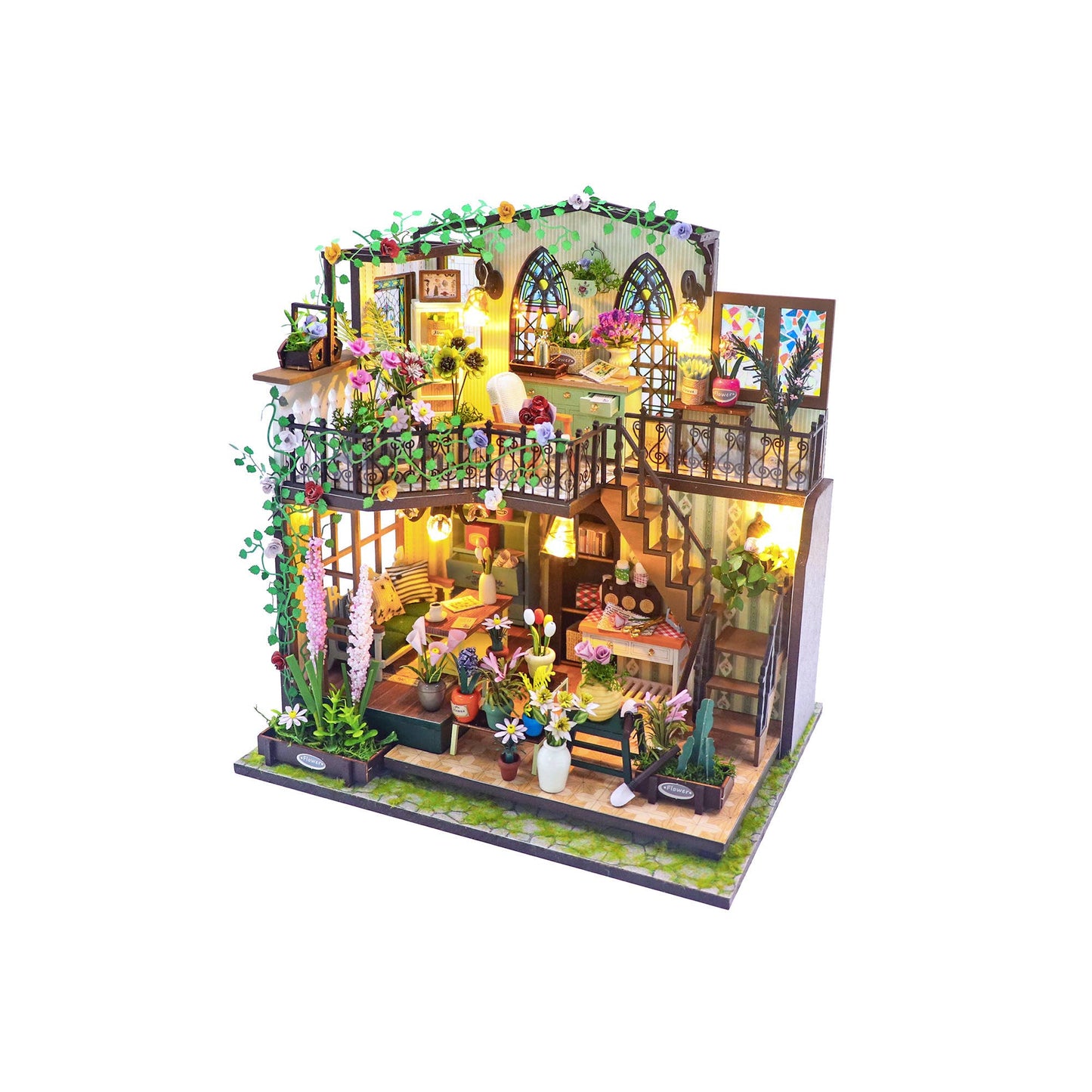 Hands Craft - DIY Miniature House Kit: Garden Loft
