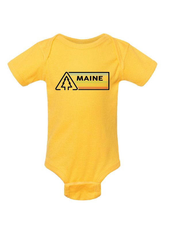 MT Brand Apparel - Tri Pine  - Custom - Baby Short Sleeve One Piece