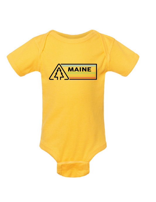 MT Brand Apparel - Tri Pine  - Custom - Baby Short Sleeve One Piece
