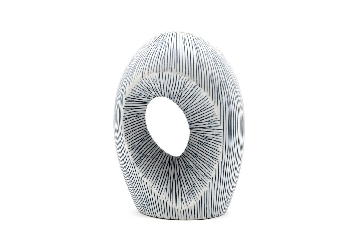 Art Floral Trading LLC - 411W27 ARTURA MINI L - Handcrafted Porcelain Vase