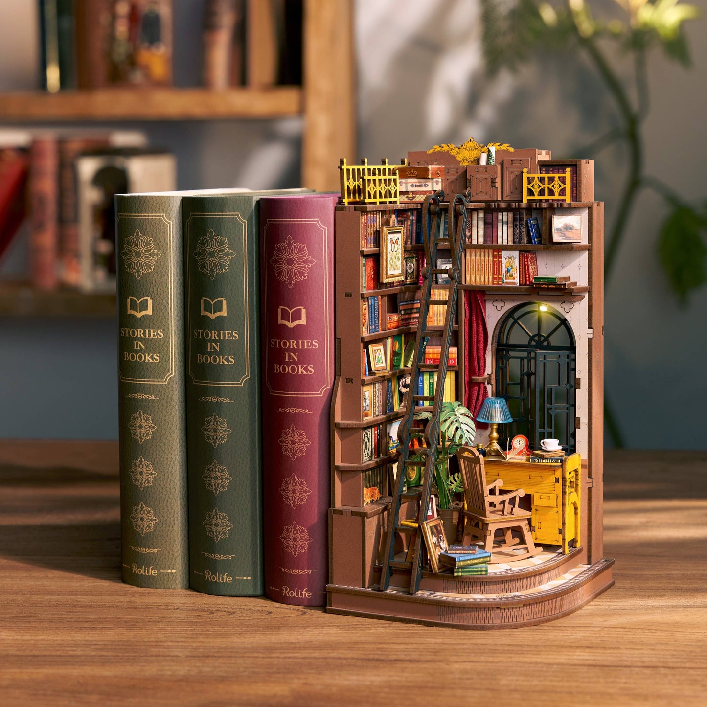 Hands Craft - DIY Book Nook Kit: Silent Corner Study
