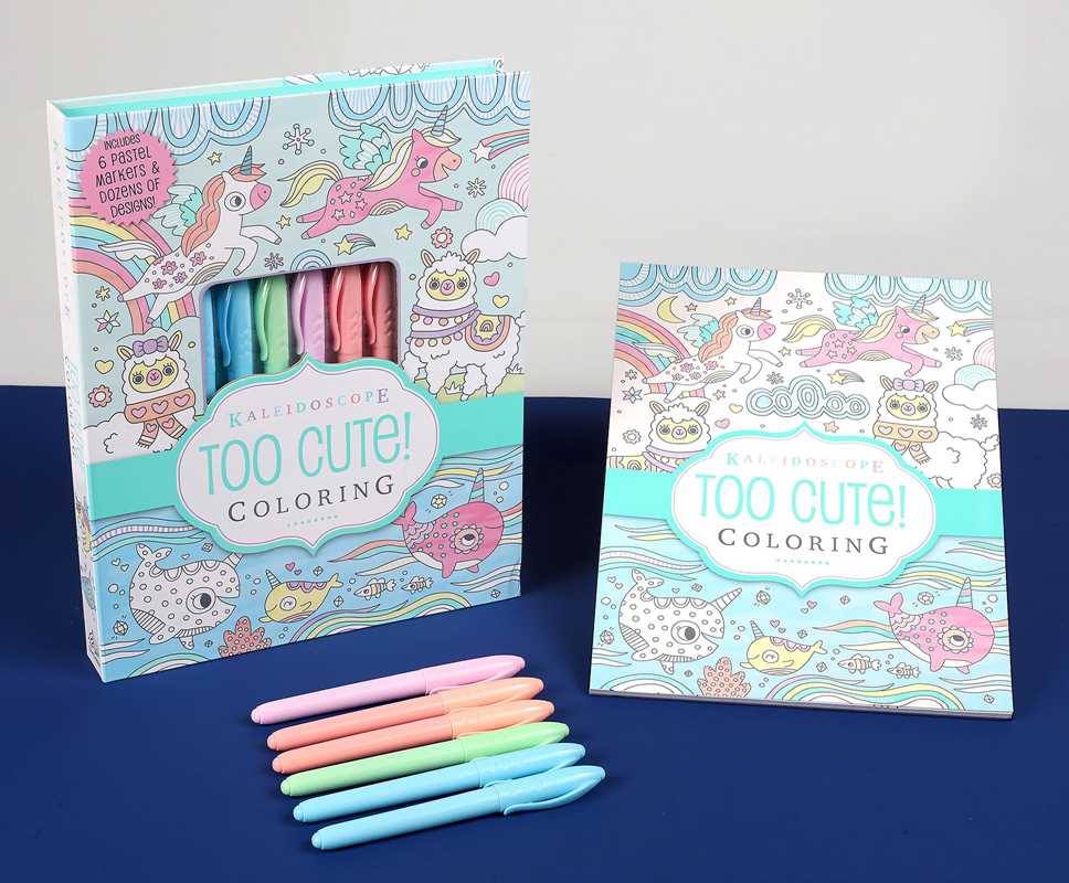 Simon & Schuster - Kaleidoscope: Too Cute! Coloring by