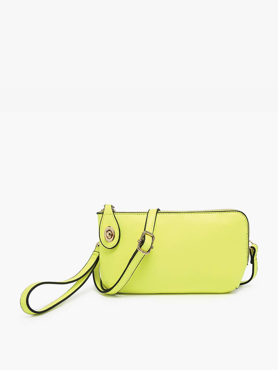 Jen & Co. - M1818 Kendall Crossbody/Wristlet w/ Twist Lock Closure