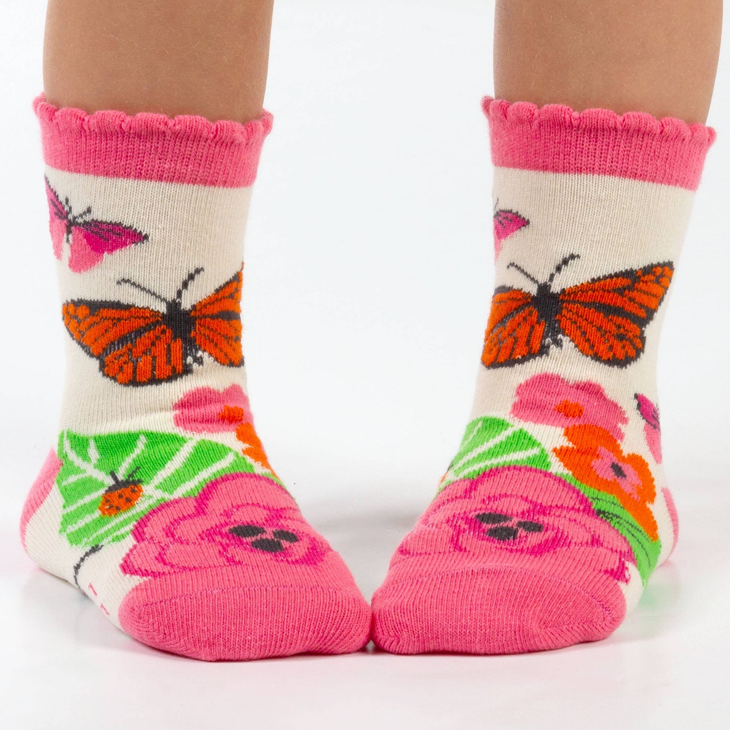 Stephen Joseph Gifts - Butterfly Floral Toddler Socks