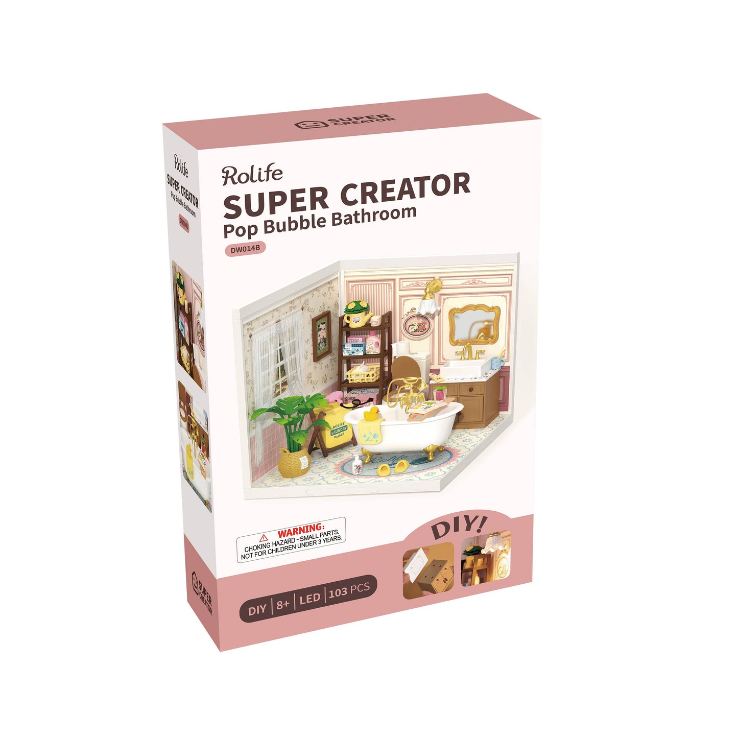 Hands Craft - DIY Miniature House Kit: Pop Bubble Bathroom