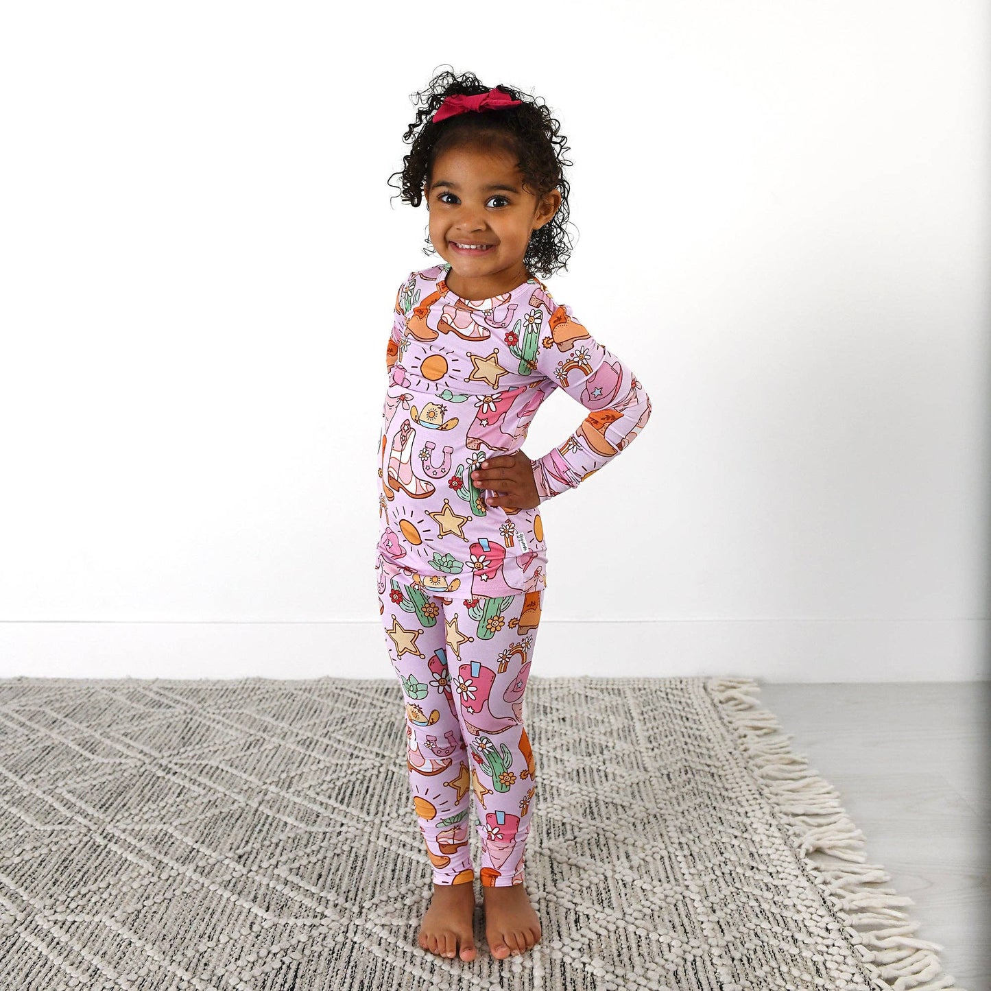 Gigi and Max - Lainey TWO PIECE - NO BUTTON Bamboo Western Toddler Outfit