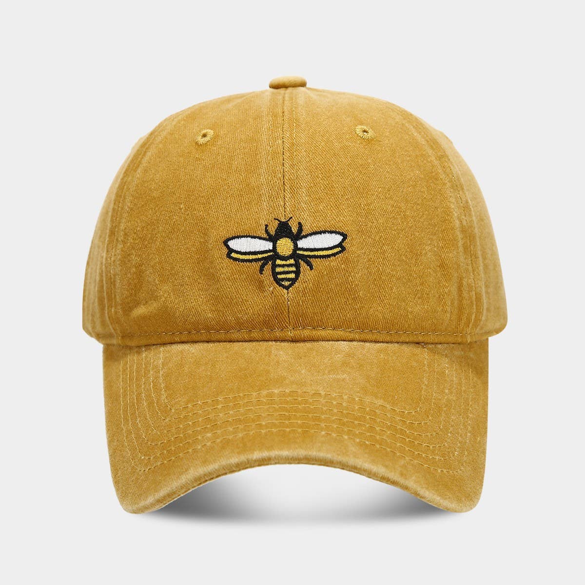 Lovenne - BEE EMBROIDERY BASEBALL CAP OUTDOOR SUN HAT CWAH2020