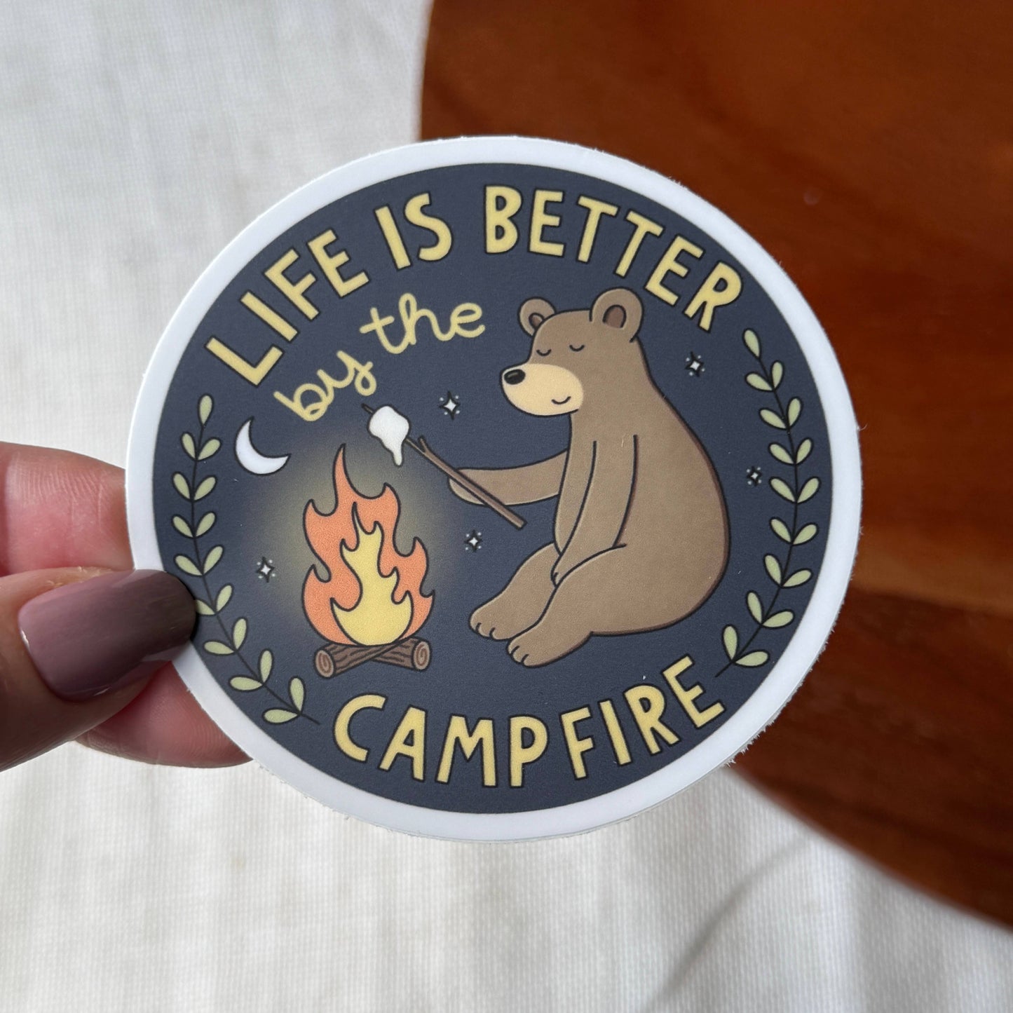 Big Moods - Life Is Better By The Campfire Sticker