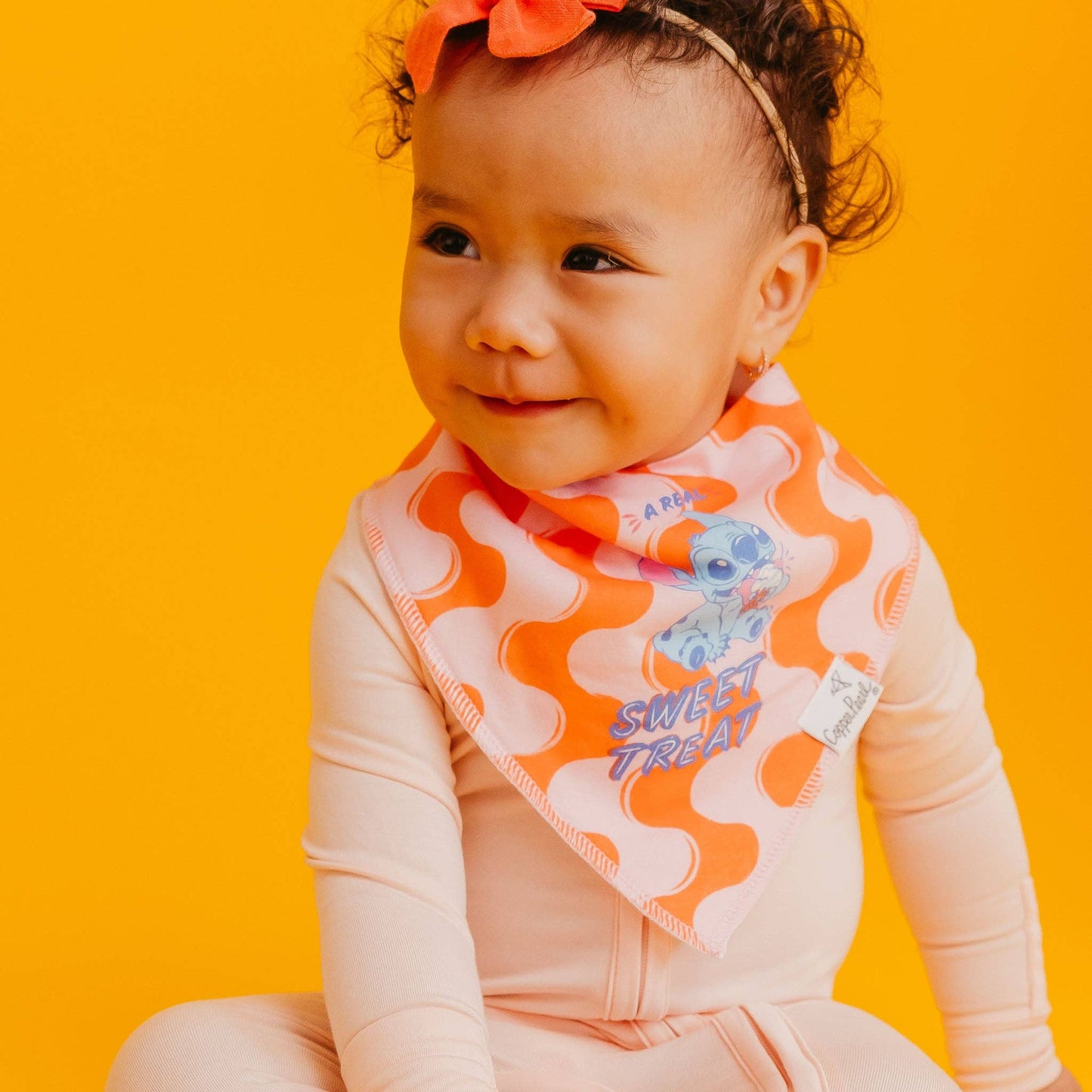 Copper Pearl - 4 Pack Baby Bandana Bibs - Disney Stitch Dreamsicles