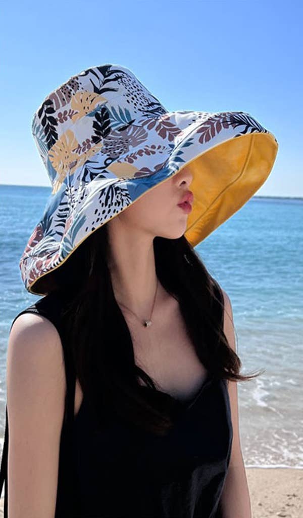 Winding River - **Closeout Price** Yellow Island Reversible Sun Hat