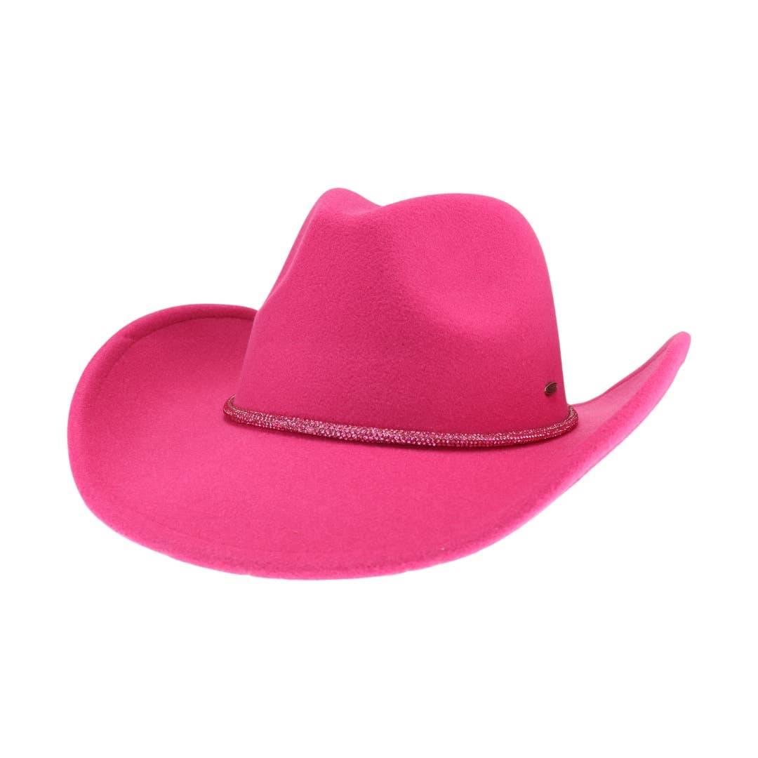 C.C Beanie - Reno Vegan Fabric Cowboy Hat VCC0067